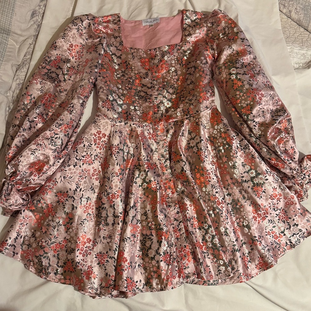 Pink Ruffled Tiered Maxi Dress